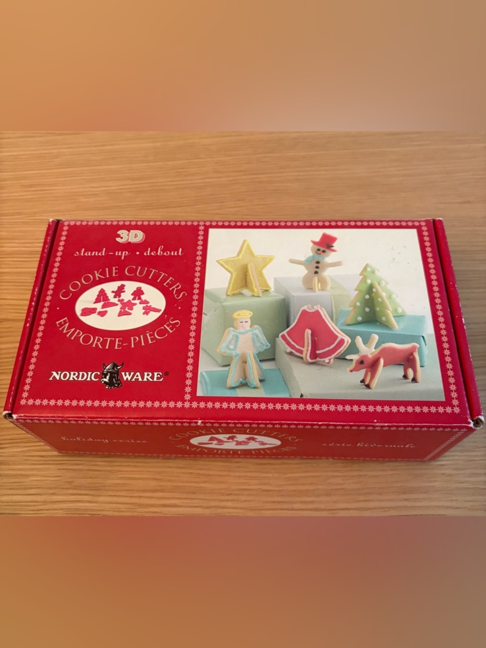 Nordic Ware 3D Christmas Holiday Stand-Up Cookie Cutters